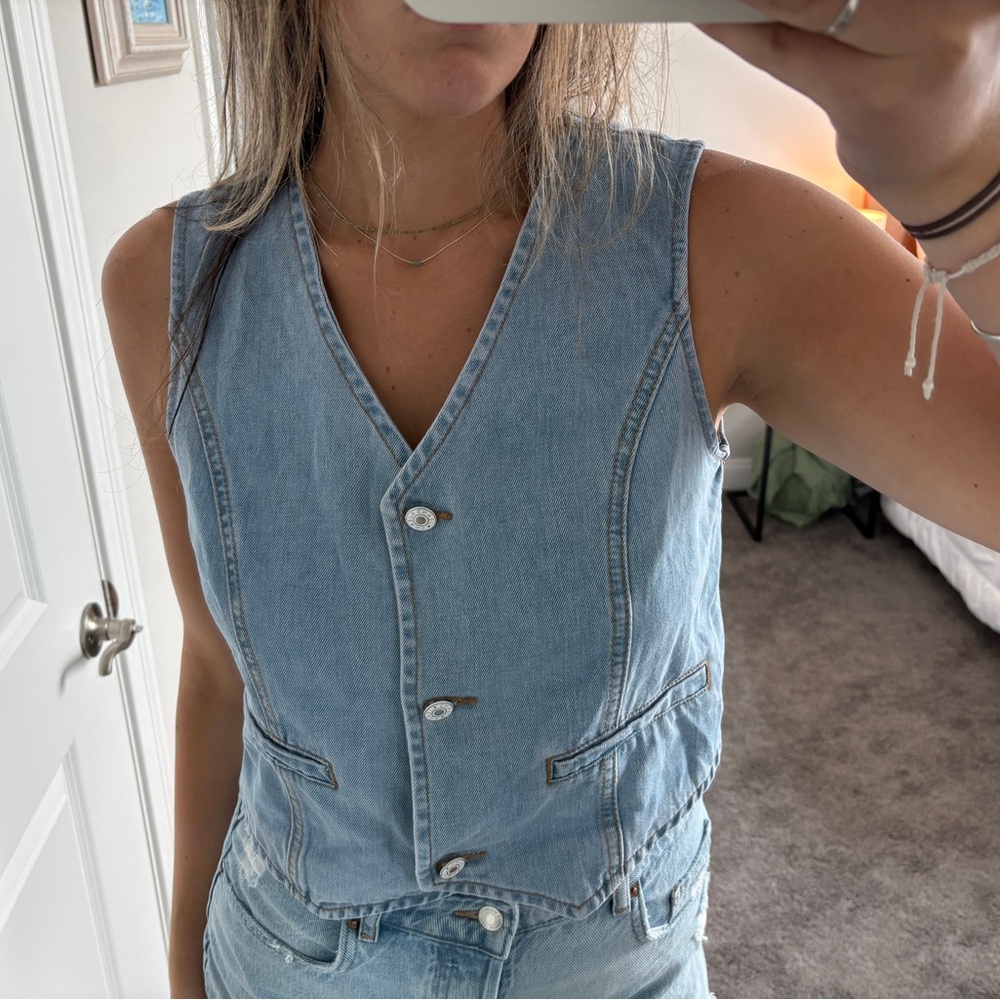 Urban Outfitters Blue Denim Overalls